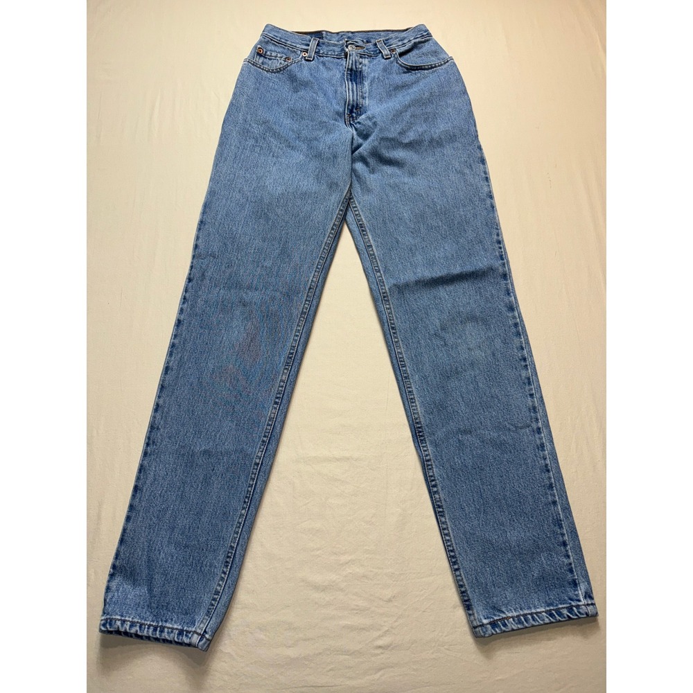 Levis 550 Womens Relaxed‎ Fit Tapered Leg Jeans Blue High Rise Vintage Size 6